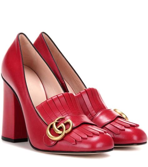 zapato gucci rojo